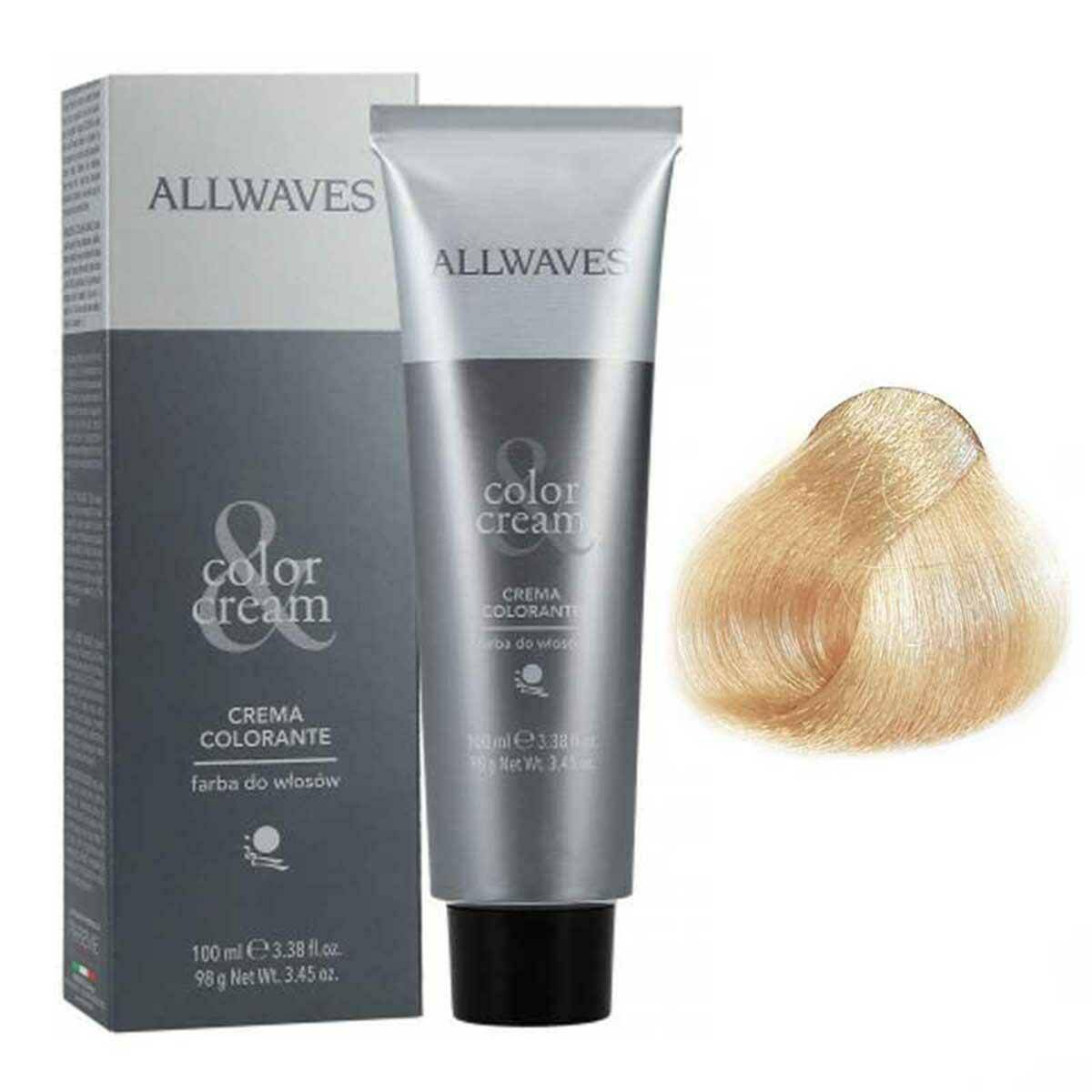 Allwaves Farba do włosów - 1000 Wyjątkowy Blond Naturalny, rozjaśniająco kryjąca 100ml