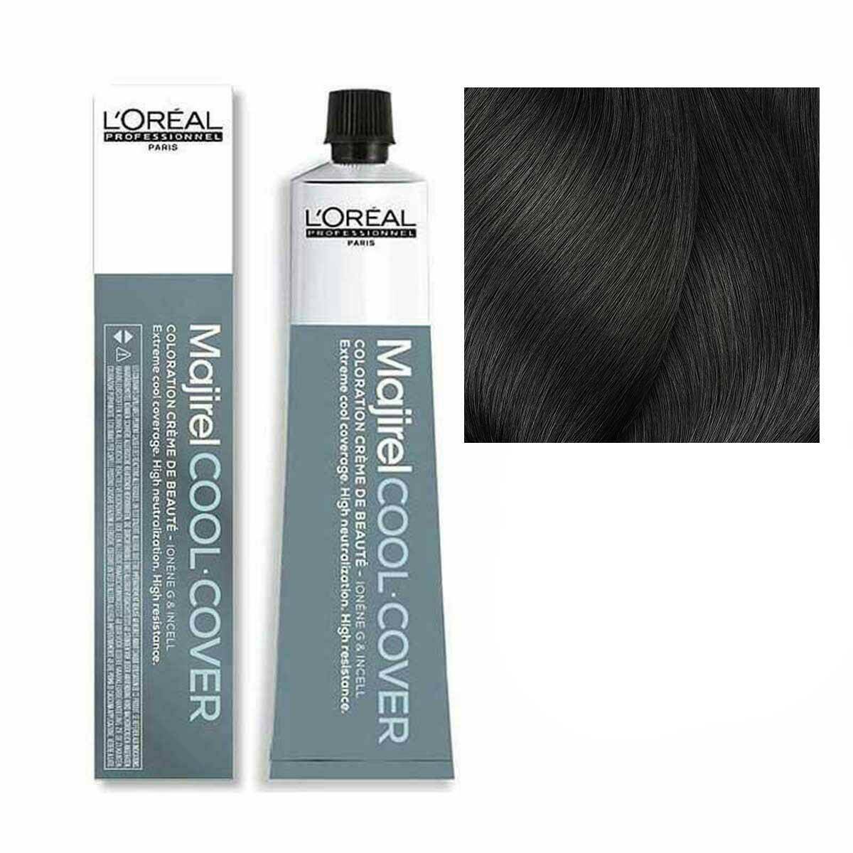 Loreal Majirel Cool Cover Farba do włosów - 4 Brąz, chłodne odcienie 50ml