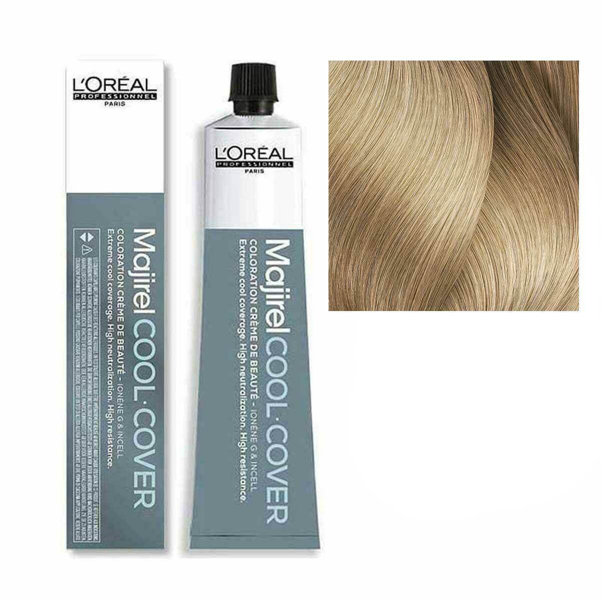 Loreal Majirel Cool Cover Farba do włosów - 10 Bardzo bardzo jasny blond, chłodne odcienie 50ml