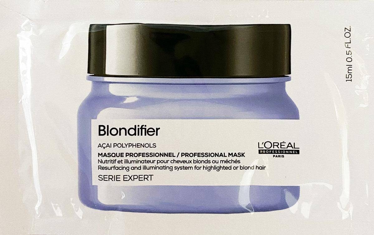 Loreal Blondifier Maska odżywcza do włosów blond 15ml