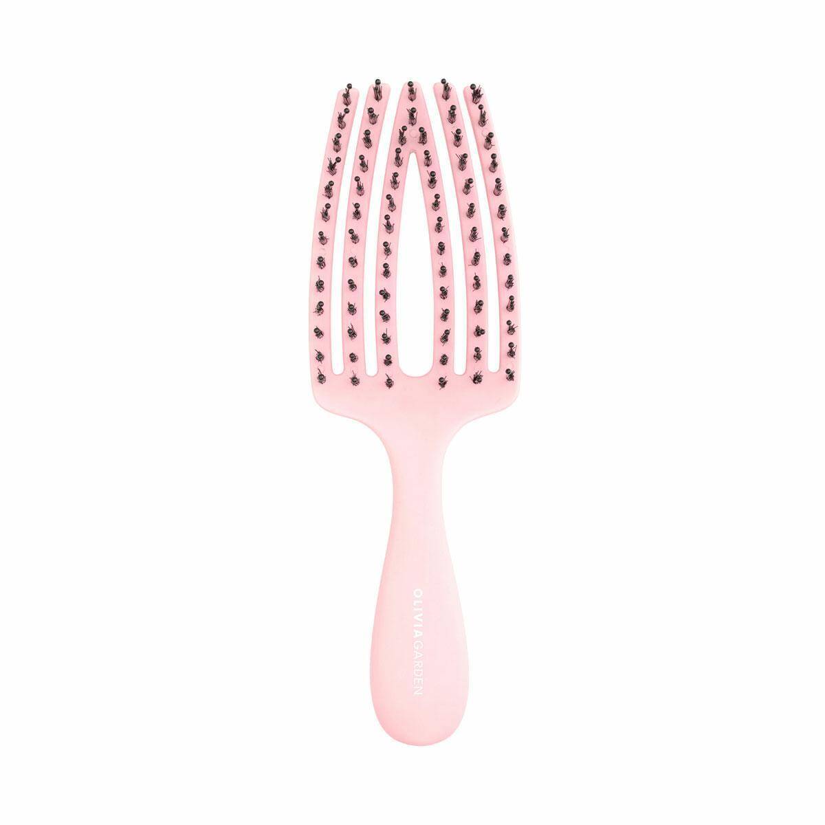 Olivia Garden Fingerbrush Mini Kids Pink Szczotka do rozczesywania i masażu, włosie dzika