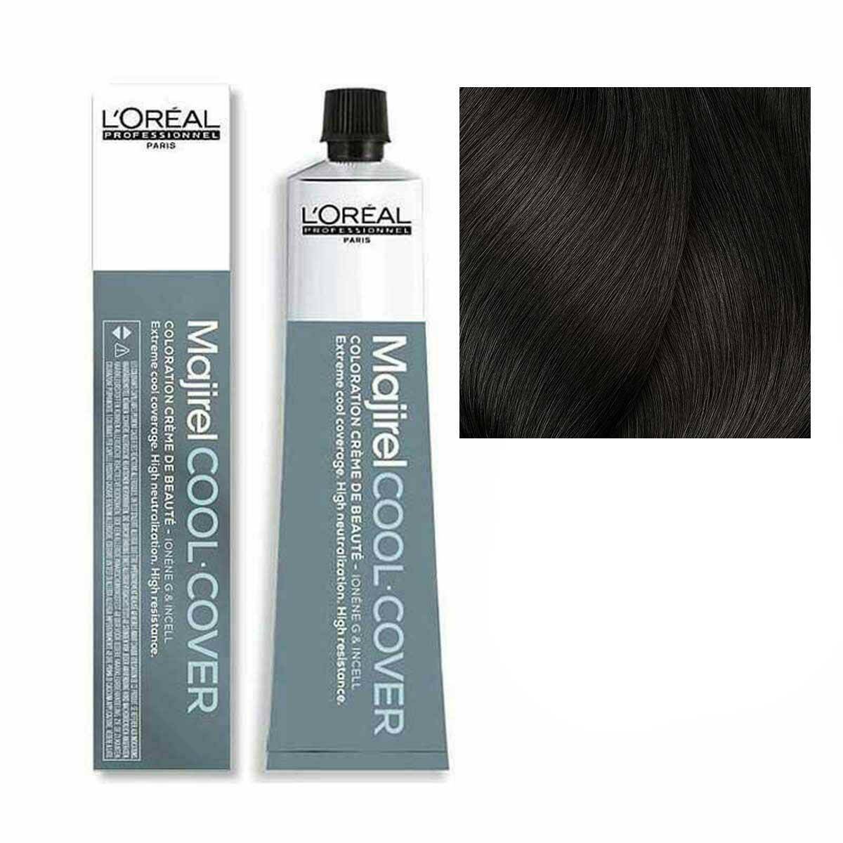 Loreal Majirel Cool Cover Farba do włosów - 5 Jasny brąz, chłodne odcienie 50ml