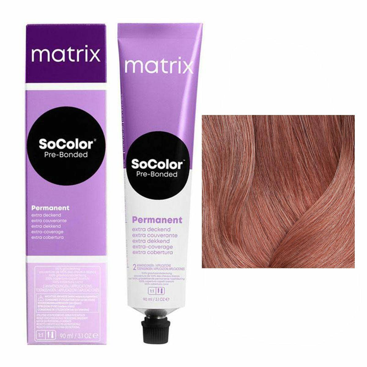 Matrix SoColor Pre-Bonded Extra Coverage 508M - Jasny blond mokka, trwała koloryzacja 90ml