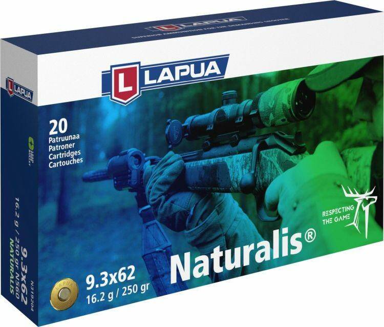 Amunicja LAPUA 9,3x62 NATURALIS 16,2g