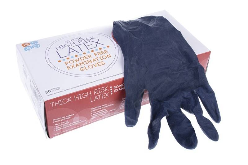 Black nitrile gloves XL 50 pcs Thick