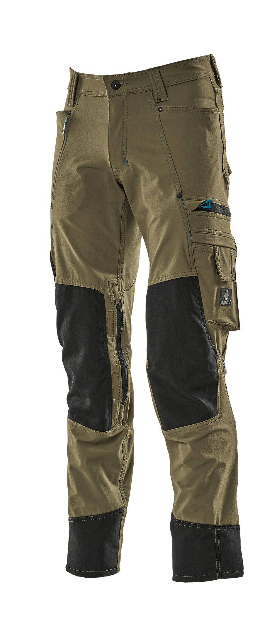 Trousers with kneepad pockets Advanced khaki