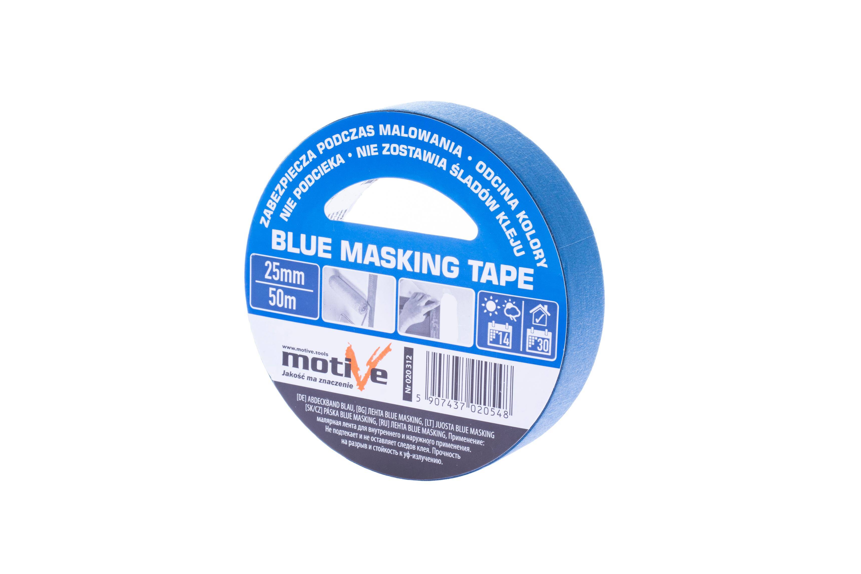Blue masking tape 25mm/50m