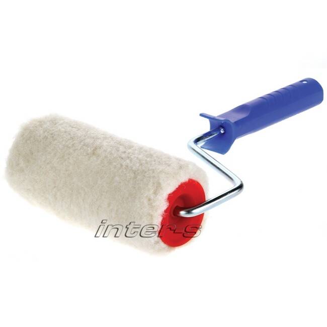 SHEEP WOOL roller complete with frame 18 CM