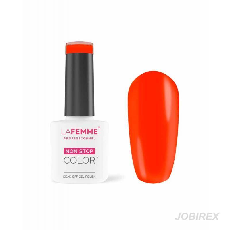 La Femme Lakier Hybrydowy Pomarańczowy UV&LED 8g - H103 Neon Orange