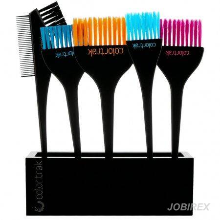 Colortrak Tooltrak Brush Set & Holder Stacja z Pędzelkami Fryzjerskimi
