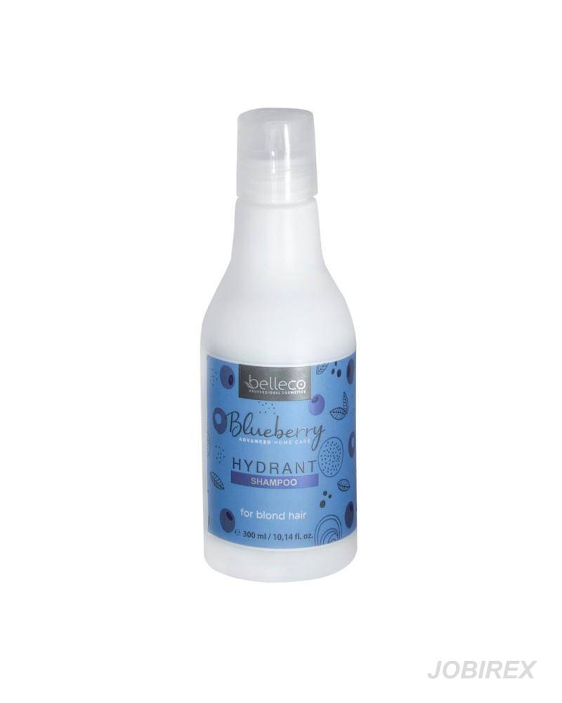 Belleco Hydrant Shampoo Blueberry Szampon Po Zabiegach Prostowania Włosów 300ml