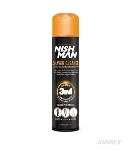 Nishman Spray Do Maszynek Shaver Cleaner 400ML 5W1 Dezynfekcja Konserwacja