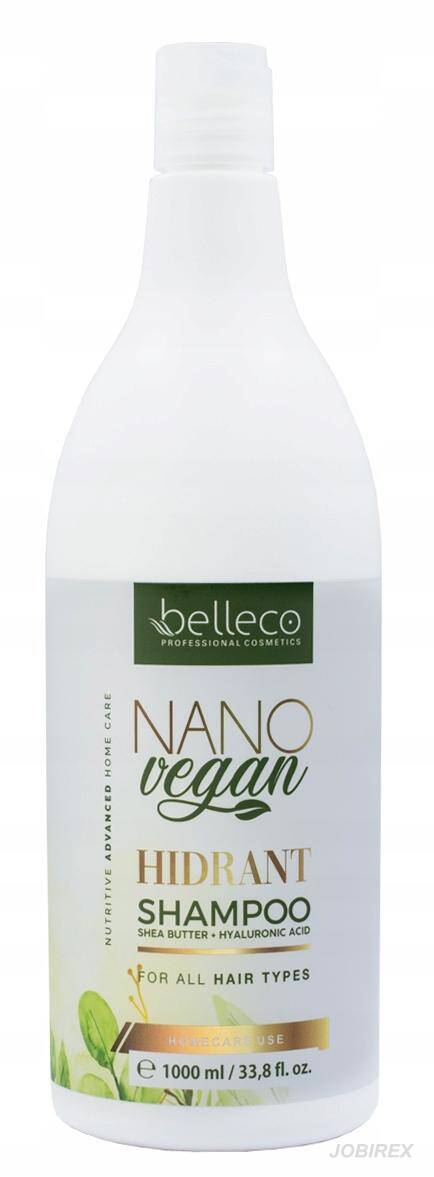Belleco Szampon Nawilżający Nano Vegan1L
