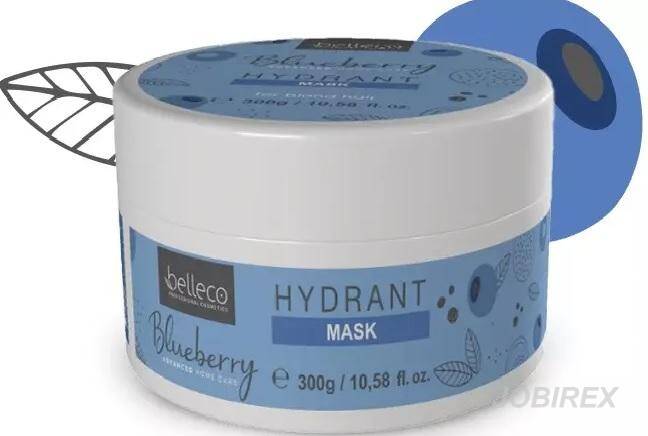 Belleco Hydrant Mask Blueberry Seed Oil Maska Po Zabiegach Prostowania Włosów 300ml