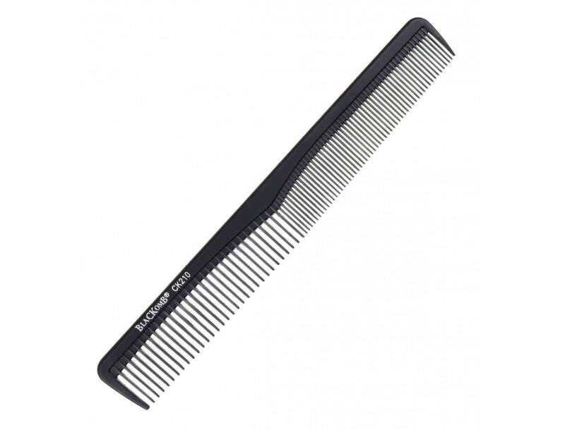 Grzebień CK210 BlacKomb Karbonowy 17 x 2,5cm do strzyśnia włosów.