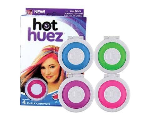 HOT HUEZ Farbki do włosów 4 kolory Hot Huez