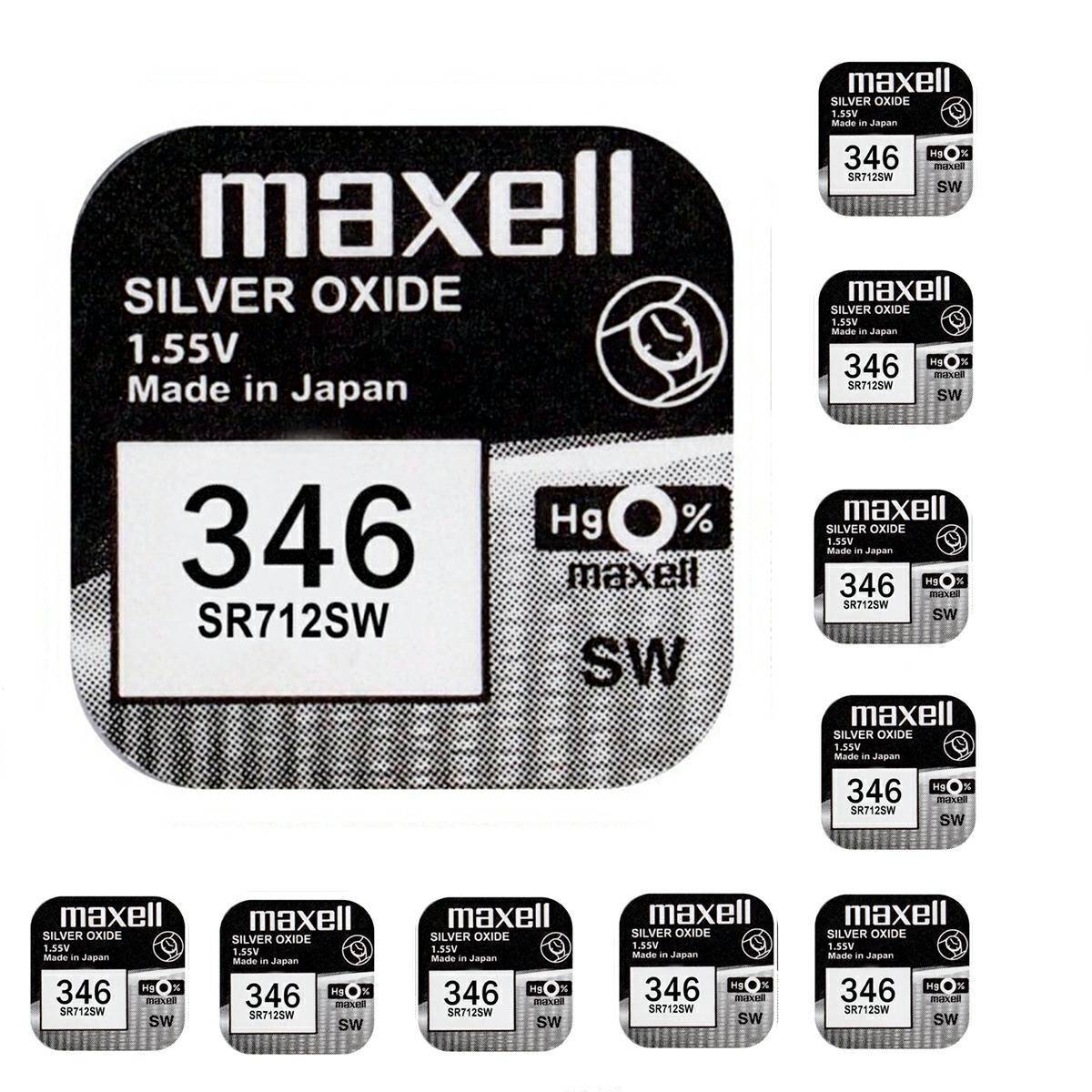 Battery Maxell 346 SR712SW 1,55V 10 pcs