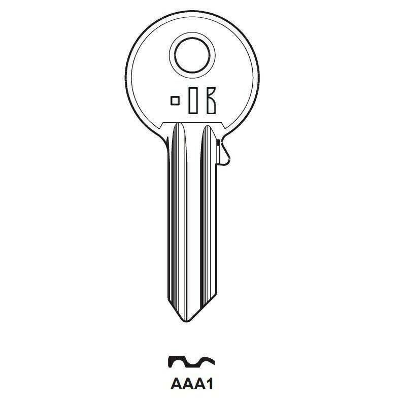 Notched key Keyline AAA1