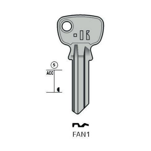 Notched key - Keyline FAN1