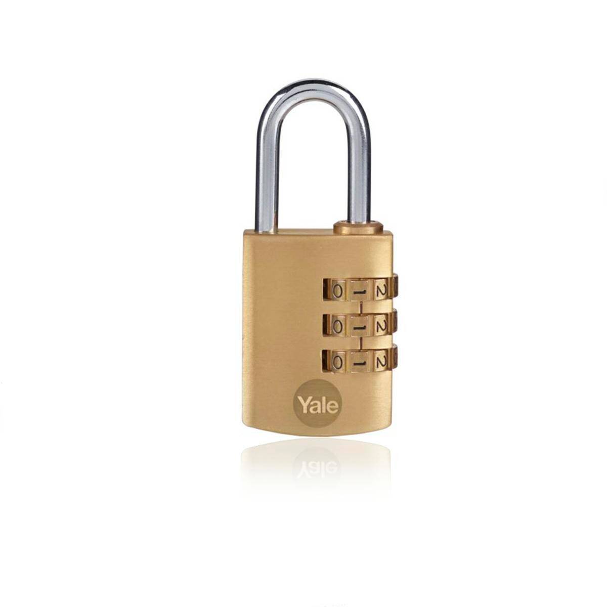 Cypher padlock Yale | brass - gold 23mm