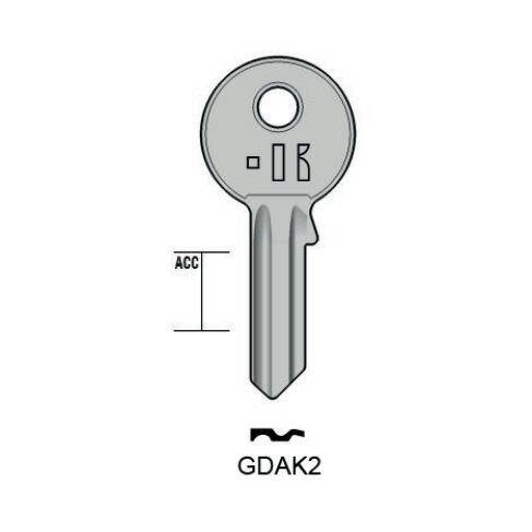 Notched key - Keyline GDAK2