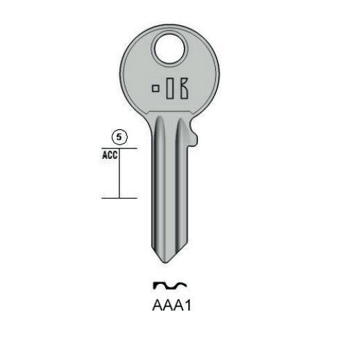 Notched key - Keyline AAA1