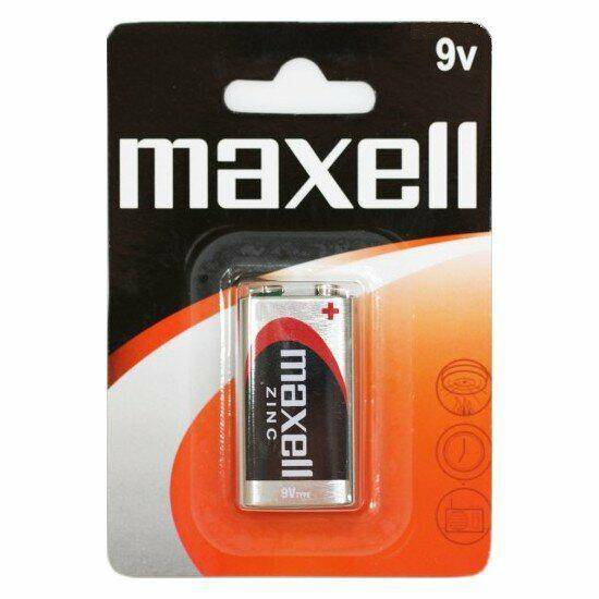 Bateria Maxell 6F22 PP3 9V 1BL