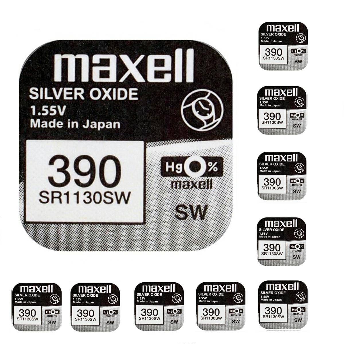 Battery Maxell 390 SR1130SW 1,55V 10 pcs