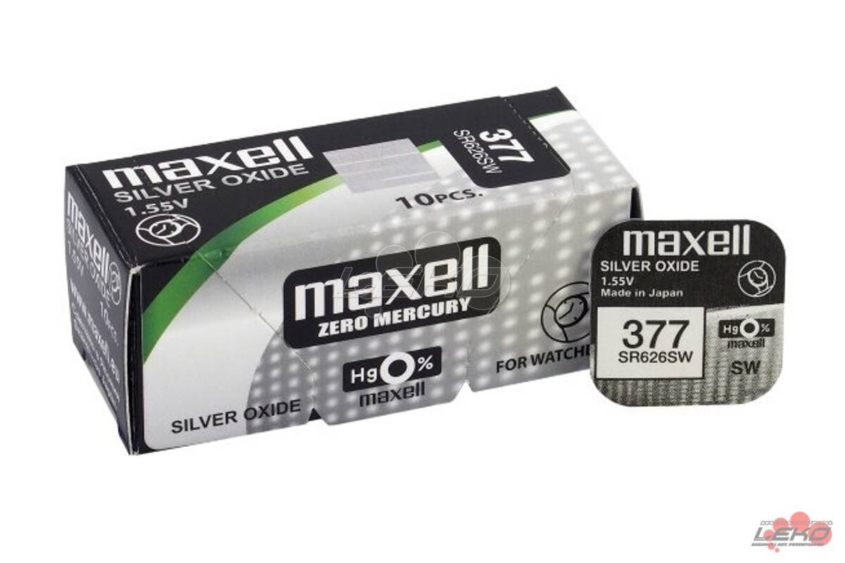 Bateria AG4 SR626SW maxell [10]