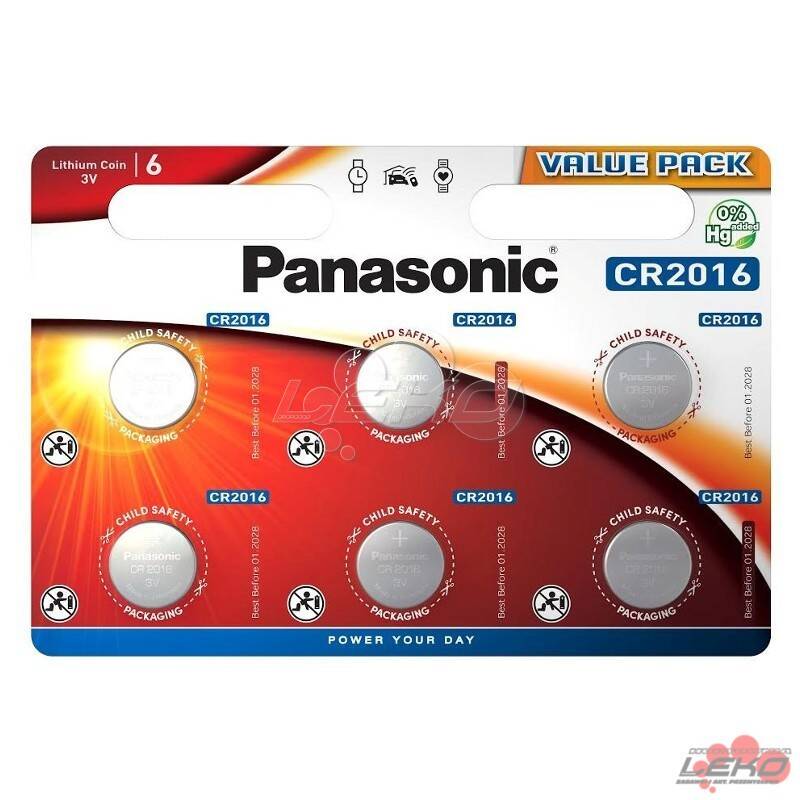 Bateria CR 2016 Panasonic [6]