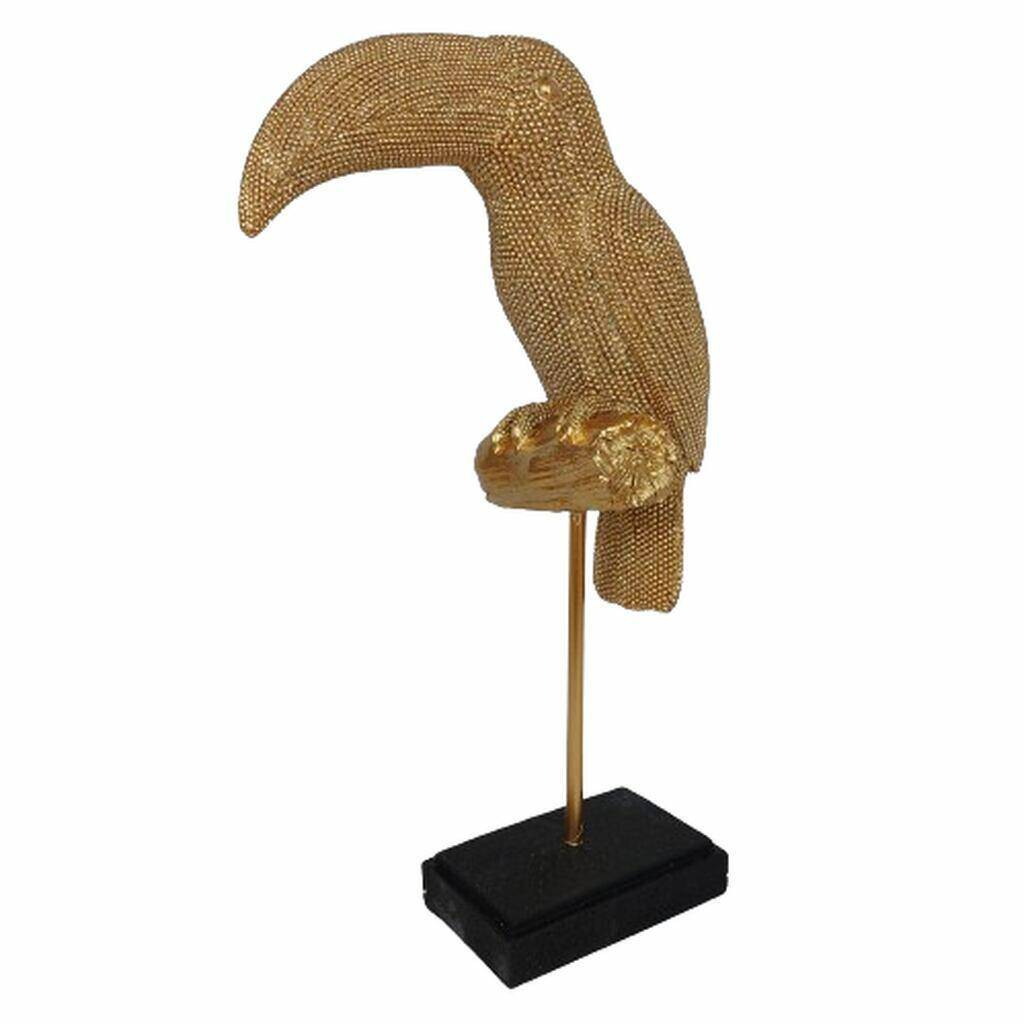ELDO Papuga złota ceramiczna 40cm