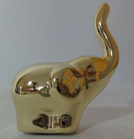 Słoń złoty ceramiczny TG46478-3
