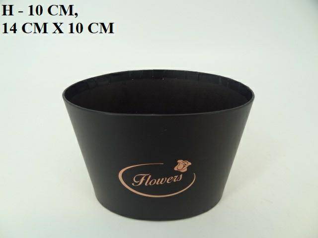 Flower box doniczka czarna W5101J czarne