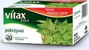 Herbata VITAX Zioła pokrzywa (20