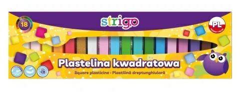 Plastelina STRIGO 18 kolorów  SSC334 ,