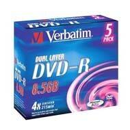 Dysk DVD-R VERBATIM 8,5GB 8x Double Laye