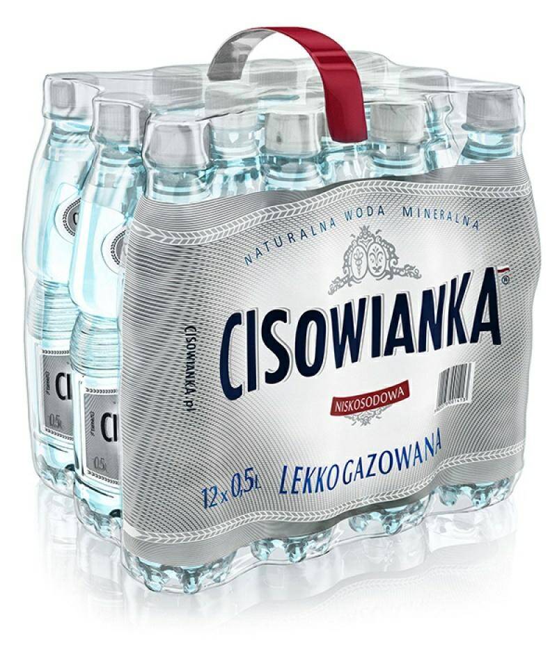 Woda Cisowianka 0,5L (12) lekko gazowana