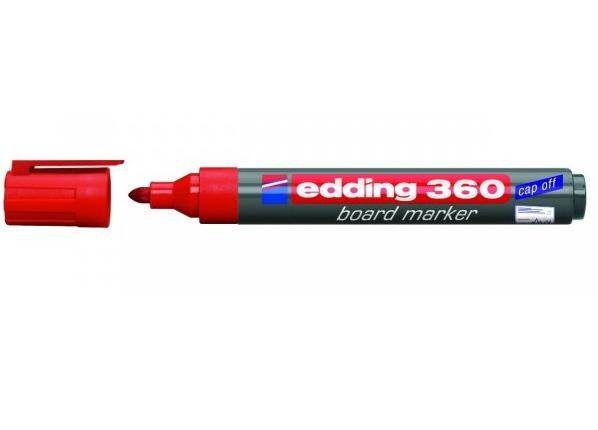 Marker EDDING 360 czerwony do tablicy ok