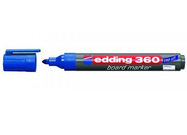 Marker EDDING 360 niebieski do tablicy o