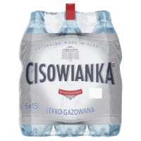 Woda Cisowianka 1,5L (6) lekko gazowana