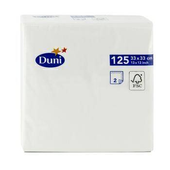 Serwetki Duni 33x33 (100) białe 2