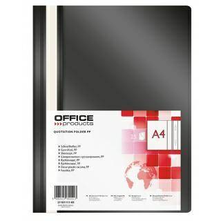 Skoroszyt OFFICE miękki (25) A4 czarny