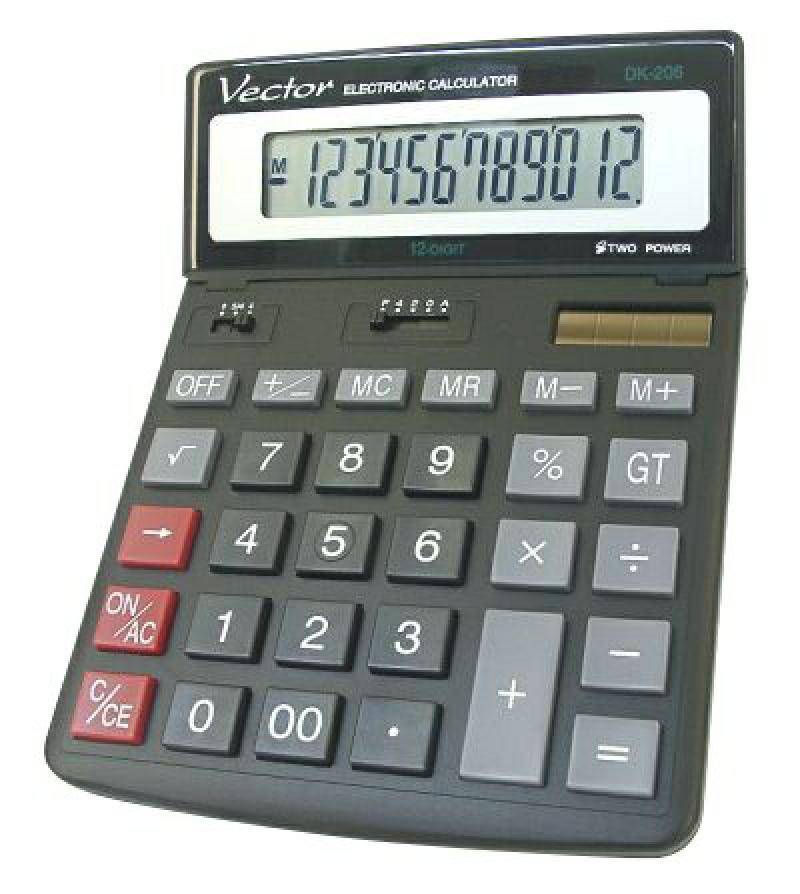 Kalkulator VECTOR DK-206BKL
