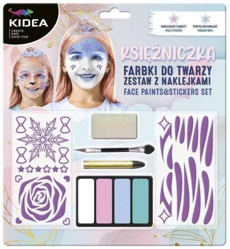 Farby do malowania twarzy Kidea 91980