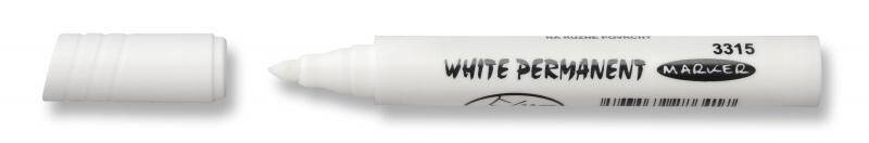 Marker permanentny biały KOH-I-NOOR 3315