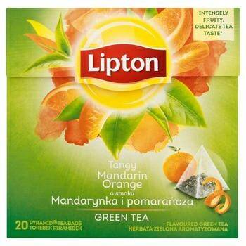 Herbata LIPTON Zielona Mandarynka,