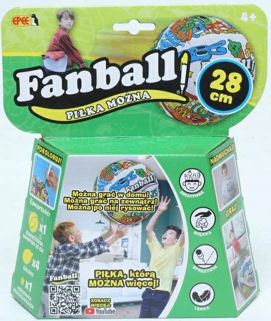 EPEE Fanball piłka do kolorowania 28cm