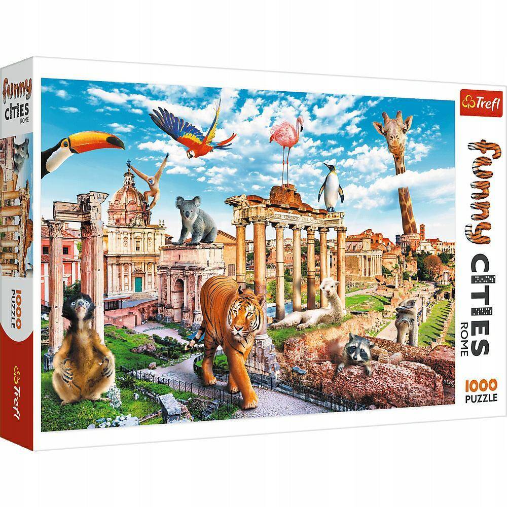 TREFL puzzle 1000 elementów dziki Rzym