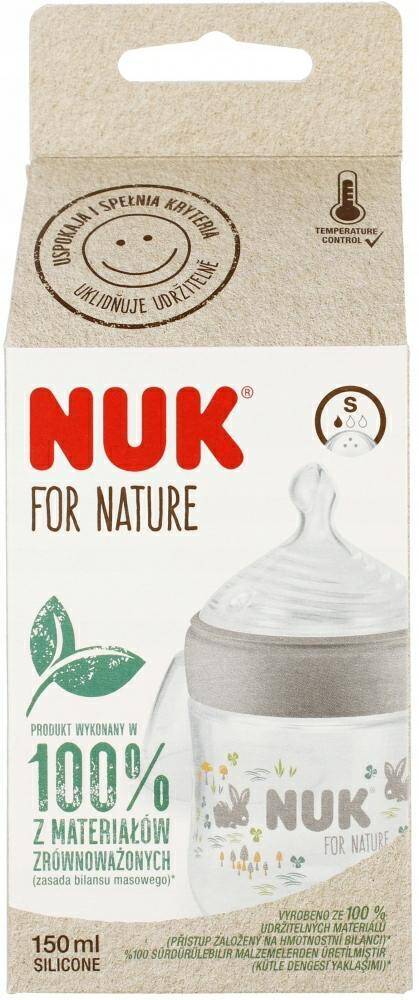 NUK butelka For Nature 150ml.smoczek