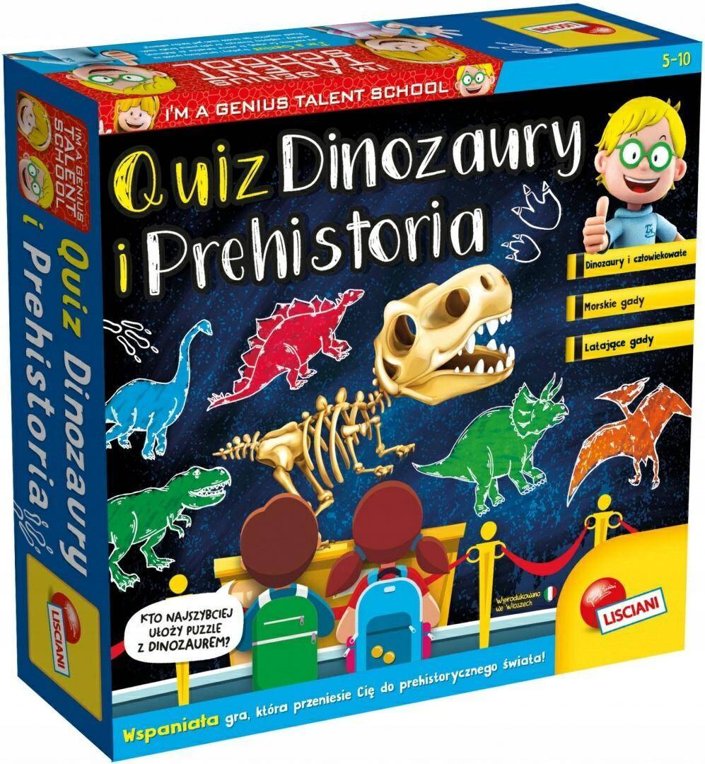 LISCIANI Mały Geniusz Quiz Dinozaury